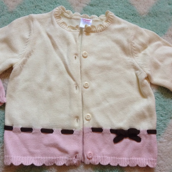 GYMBOREE ice cream social cardigan sweater 12-18 m - Picture 2 of 6